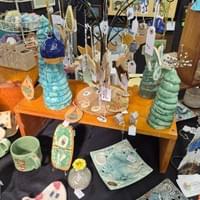 Handmade ceramic gifts and ornaments. 