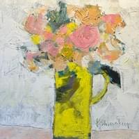 「ピンクの花−1」