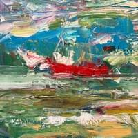 「白い船と赤い船の航路」2026.1.4