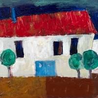 「赤い屋根の家」