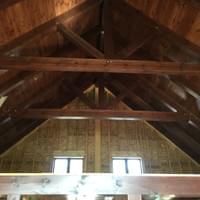 Timber Roof Detail in Loft