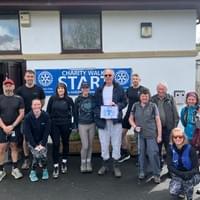Nidd Action Group before their walk.