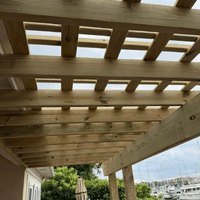 New Treated Lumber Pergola