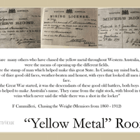 Name Card - Yellow Metal Room