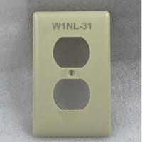 engraved Hubbell ivory nylon