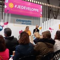 Conférencière sur le salon Entreprendre dans l'Ouest à Rennes