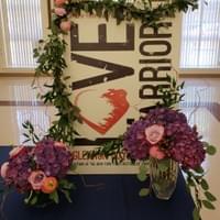 Flowers for book signing event