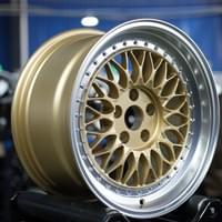 BBS RS Mesh Style Wheel, Available as One Piece Forged, 2 & 3 Piece, Range of Sizes & Width from 15" to 20"