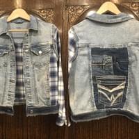 Denim Flannel Jacket