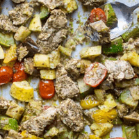 Pesto Chicken w. Summer Veggie