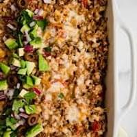 Taco Cauli Rice Casserole