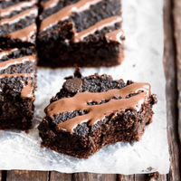 Fudgy Pumpkin Brownies
