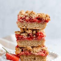 Strawberry Crumble Bars