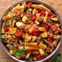 Sausage & Veggie Rigatoni