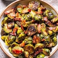 Maple Roasted Brussel Sprouts
