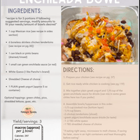 White Chicken Enchilada