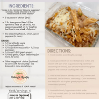 Philly ChSteak Pasta Bowl