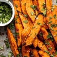 Baked Sweet Potato Wedges