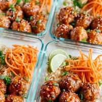 Honey Siracha Meatballs