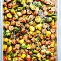 Sheet Pan Sausage & Veggies