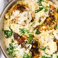 Spinach Artichoke Chicken