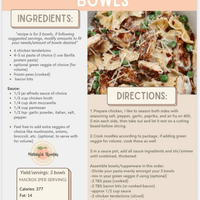 Chicken Carbonara Bowls