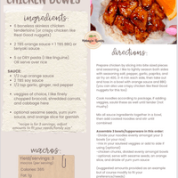 Orange Chicken Bowls