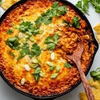 Bubbly Enchilada Bean Dip
