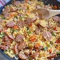 Sausage & Cauli Rice Skillet