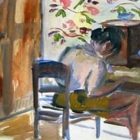 Jeune fille au travail