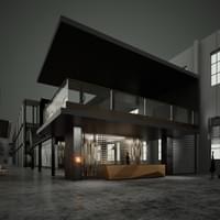 工业风办公室 . Industrial Office 