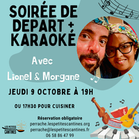 SOIRÉE DE DÉPART + KARAOKÉ 