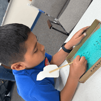 Sand box for writing 
