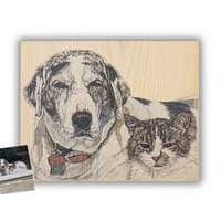 Pet Portrait - Twins!