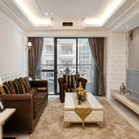 桃園龍岡小坪數｜客廳電視牆設計
