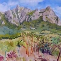 Le pic vu de Las Hieros