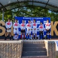 チャンピオンジャージ授与者 - 男子エリート20/26、女子エリート、男子ジュニア20/26、女子ジュニア、男子マスターズ