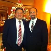 Ted Sarandos of Netflix and Carl Strecker