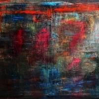 Floating Horizon II Anna Snijder 2022   Acrylop Canvas 190 x 150 cm