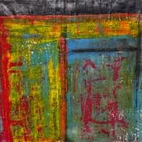 Mountain and Sea 90 x 90cm 4/5 2025 Acrylic on canvas 