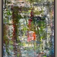 Smell of Flowers  2024  60 x 80 cm Acryl, Wax op Linnen