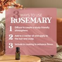 More Cool Ways to use Rosemary Essential Oil