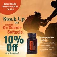 10% off On Guard Softgels in September 2025