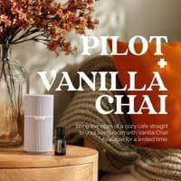 Pilot Diffuser + Vanilla Chai blend bundle