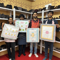 Friends Block Printing Party