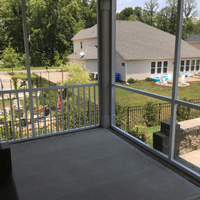 White Aluminum Screen