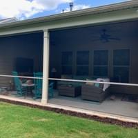 Exterior of Screened porch