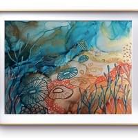 Ocean inspired art