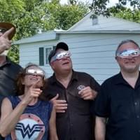 checking out the eclipse - aug 21, 2017