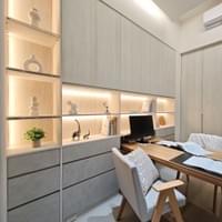 高雄木工裝潢完工照片｜收納櫃和展示櫃